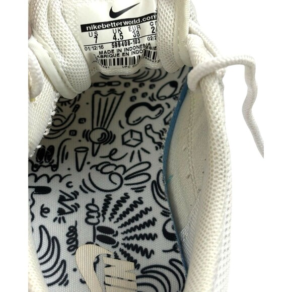 NIKE Air Max Thea Comic LTD Trainers Shoes Doodle Cartoon White 599408-103 US 7 - Picture 15 of 15